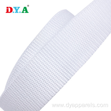 High Strength 25mm 30mm White Polypropylene PP Webbing